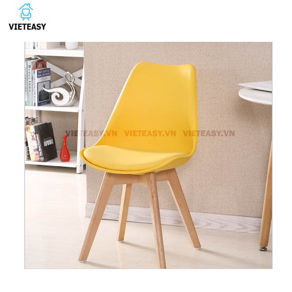 Ghế Eames đệm bọc da J5-D