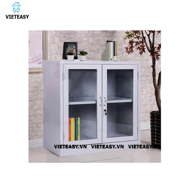 Tủ tài liệu 2 khoang kính lùa TL07L