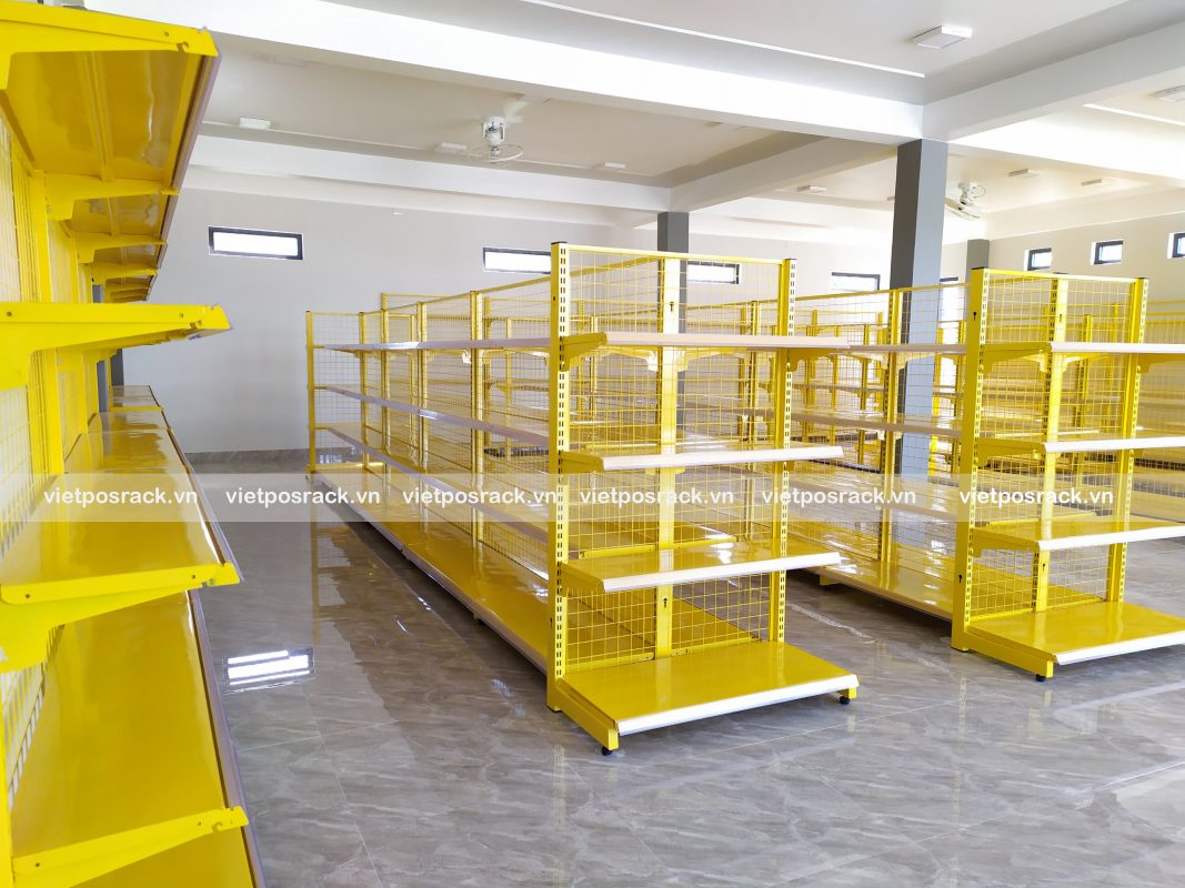 Kệ nhà sách lưng lưới 2