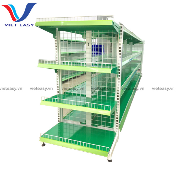 Kệ lưới màu xanh