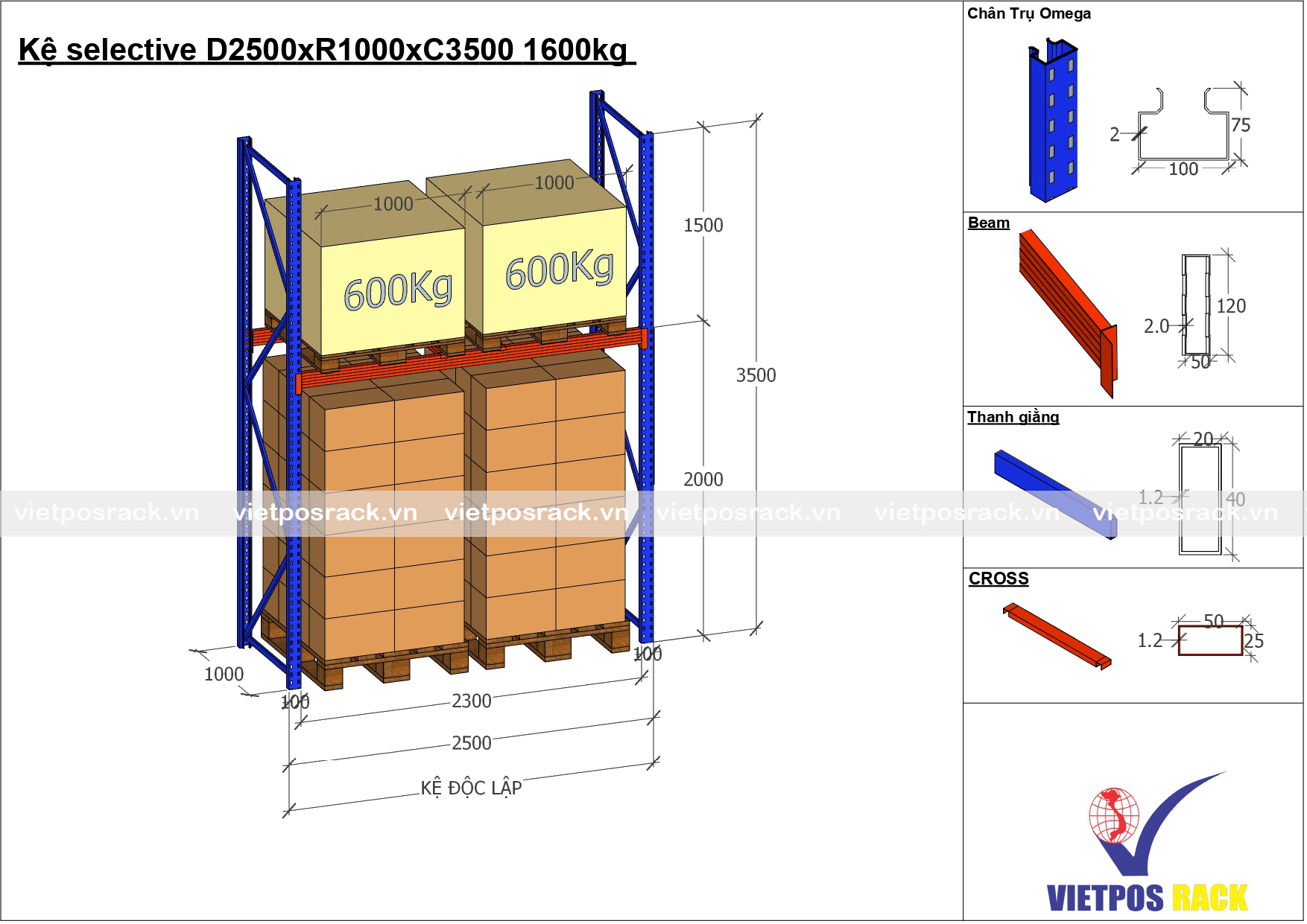 Kệ công nghiệp Selective chất lượng cao 7