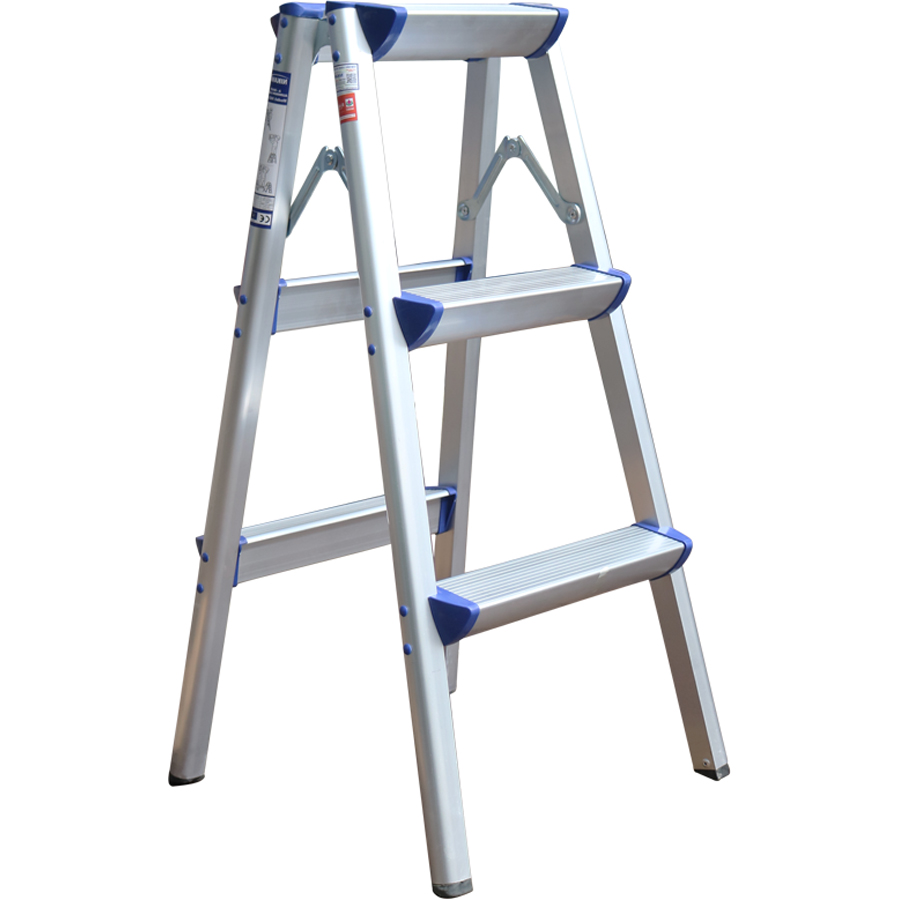 Thang nhôm 3 bậc chữ A có thể gấp gọn 3