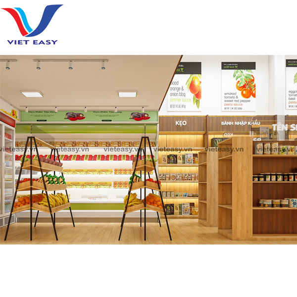 Thiết kế kệ trưng bày minimart