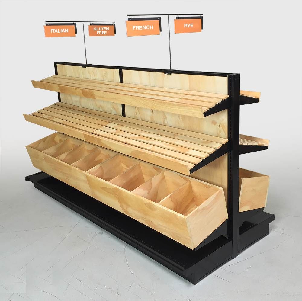 Kệ đôi sắt kết hợp gỗ 2