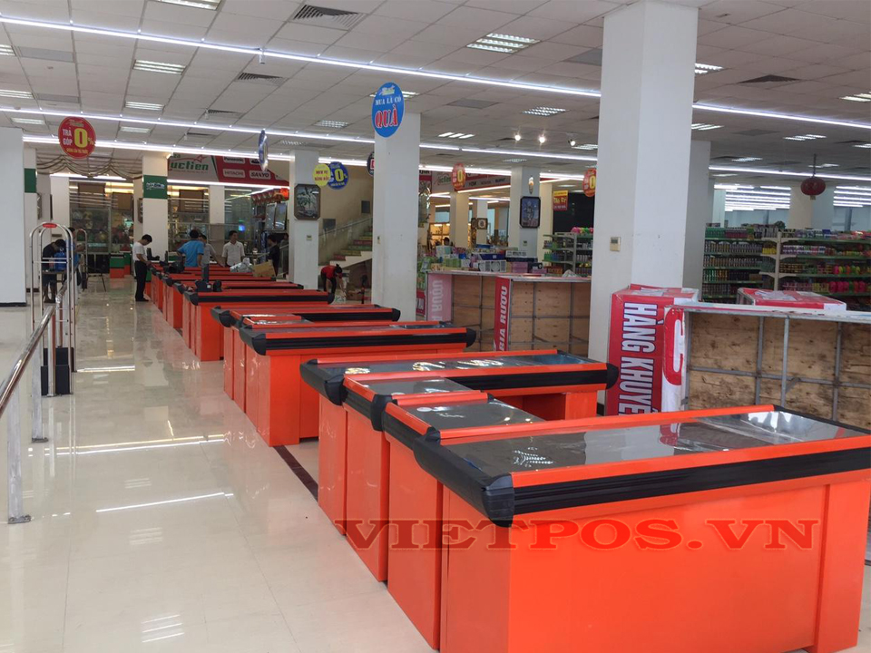 Bàn thu ngân cao cấp 1.8m 2