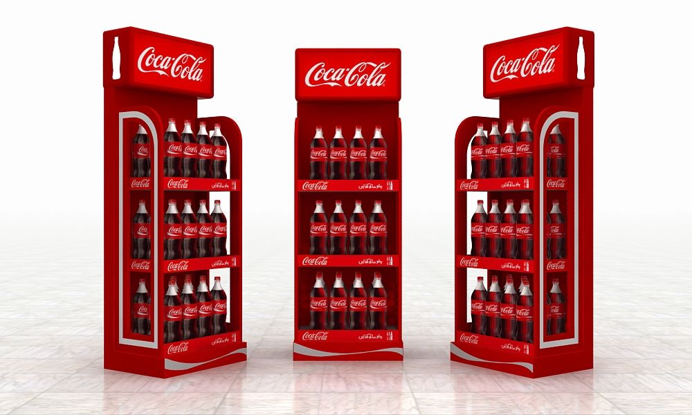 Kệ quảng cáo Coca – Pepsi 3