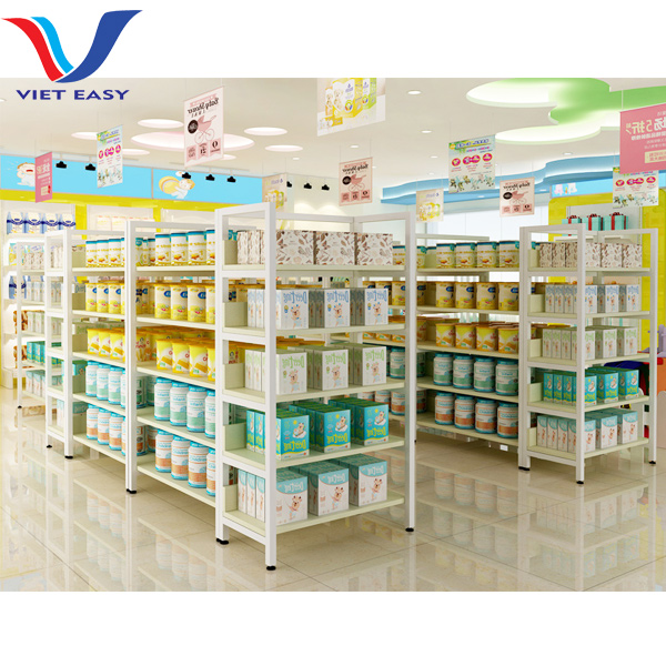Thiết kế kệ trưng bày sữa