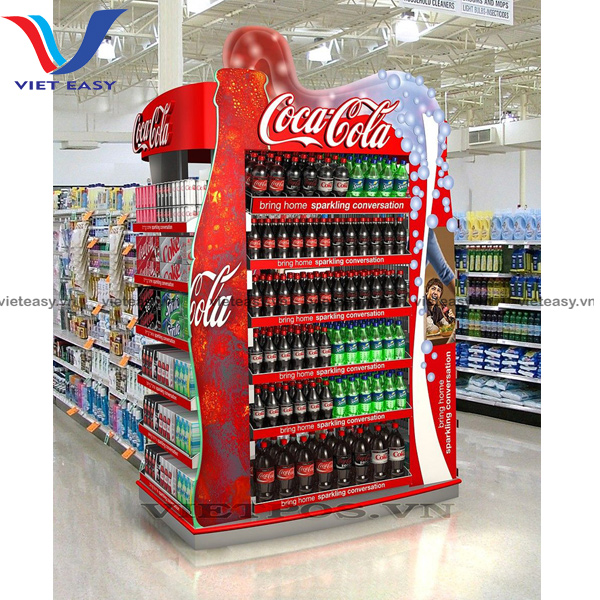 Kệ quảng cáo Coca – Pepsi 4