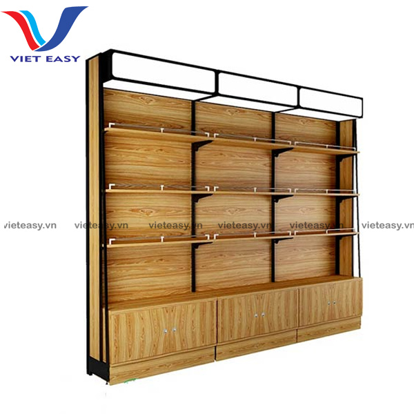 Kệ mỹ phẩm gỗ dạng tủ