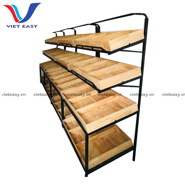 Kệ đơn mâm gỗ