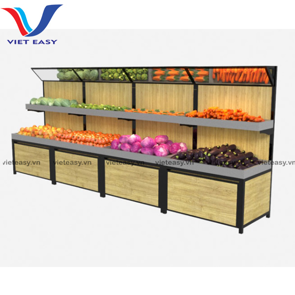 Kệ gỗ đơn trái cây