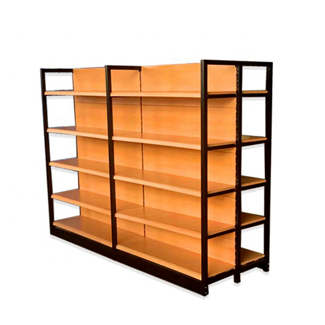Kệ mỹ phẩm gỗ kết hợp thép 4
