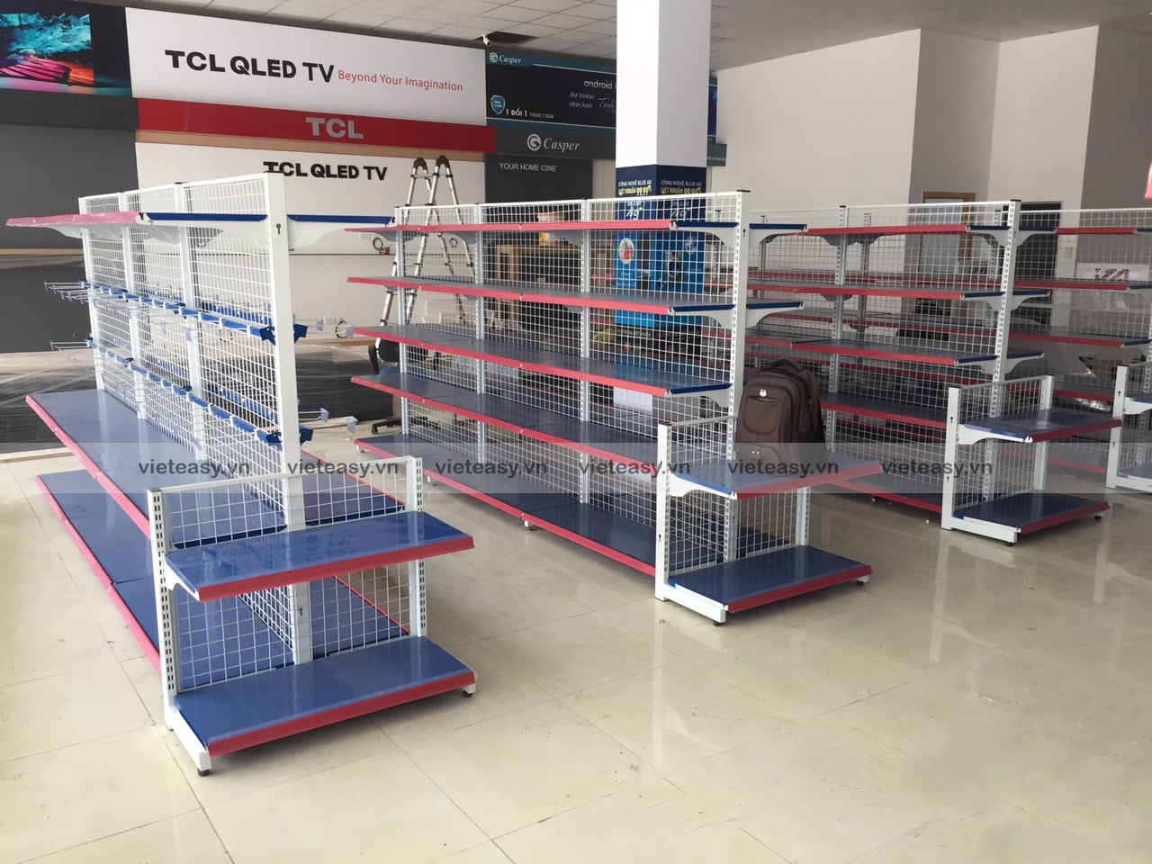Kệ lưới màu xanh đậm 4