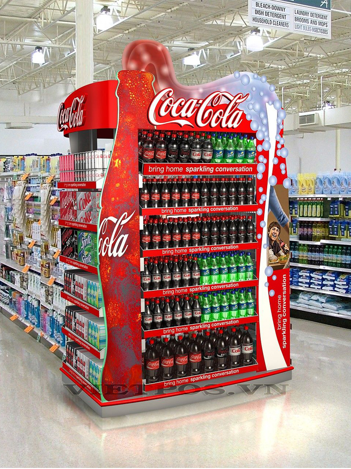 Kệ quảng cáo Coca – Pepsi 2