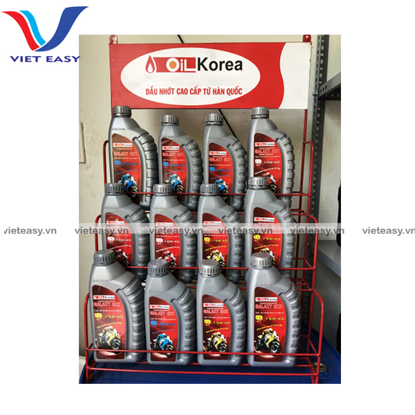 Kệ quảng cáo dầu nhớt