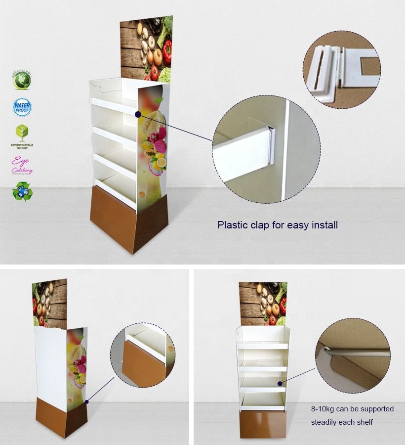 Kệ quảng cáo rau củ 5