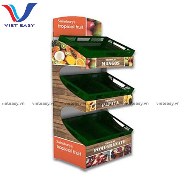 Kệ quảng cáo rau sạch