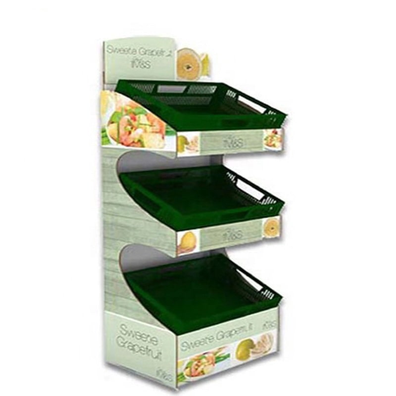 Kệ quảng cáo rau sạch 3