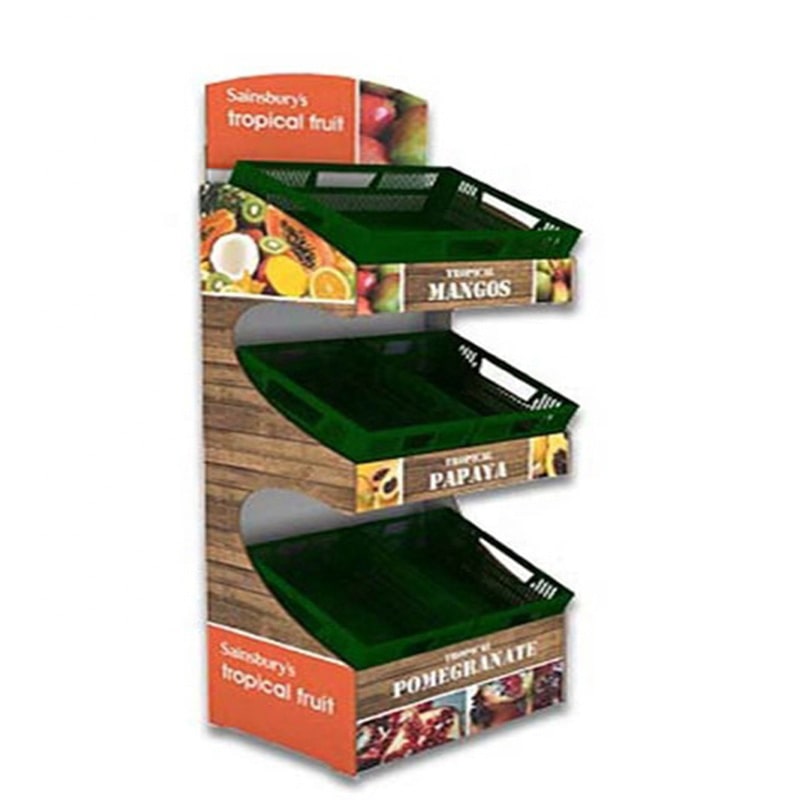 Kệ quảng cáo rau sạch 4