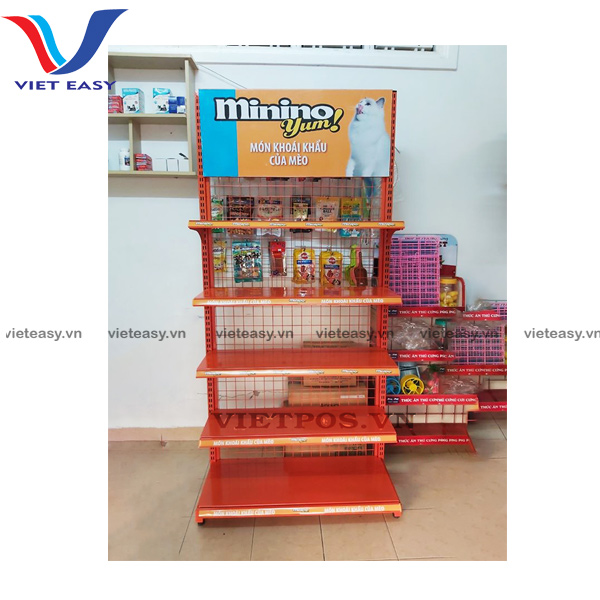 Kệ quảng cáo thức ăn chó mèo