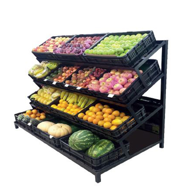 Kệ sắt kết hợp rổ 4