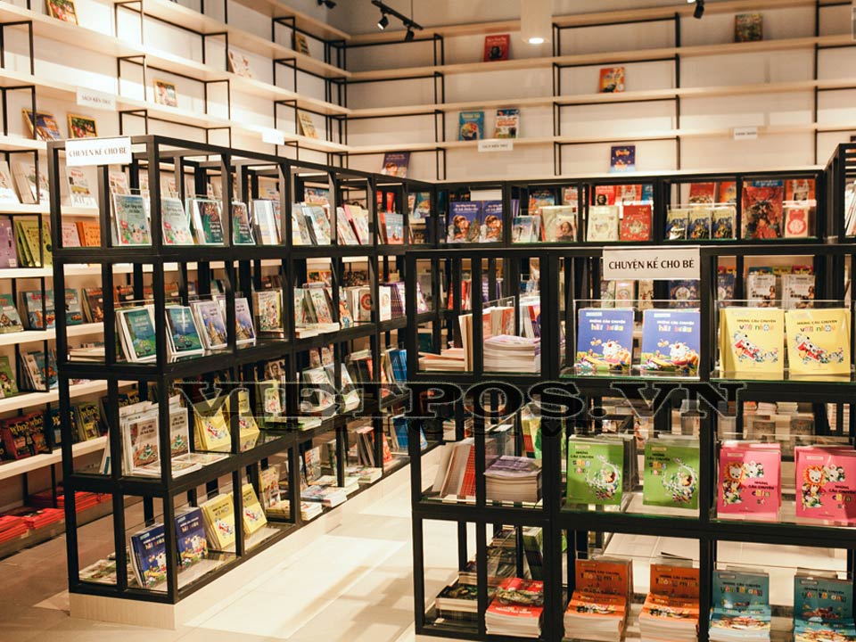 Kệ gỗ nhà sách 3