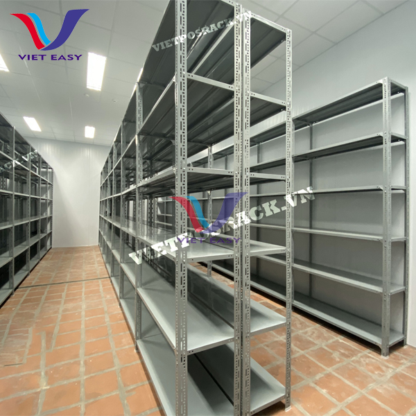 Kệ v lỗ cho kho hàng dược phẩm