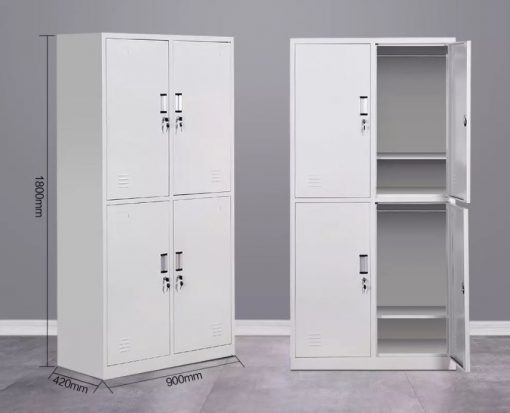 Tủ khóa Lockers 4 cửa kim loại