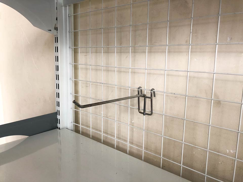 Móc đơn gắn lưới 30cm ( mạ xi kẽm ) 2