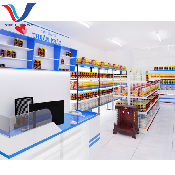 Thiết kế 3D cửa hàng