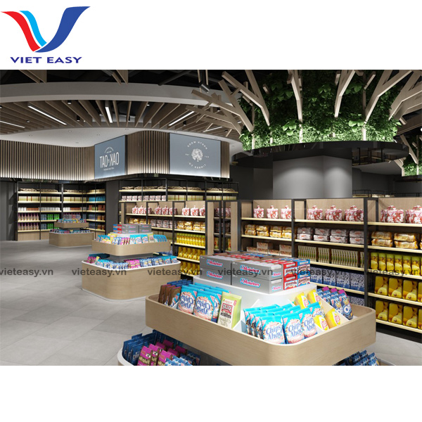 Thiết kế bản vẽ 3D siêu thị