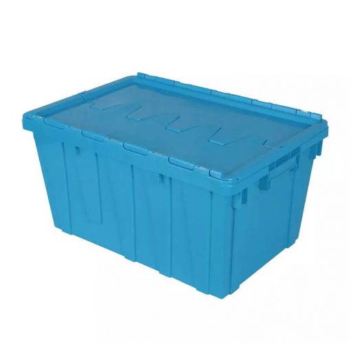 Thùng nhựa đựng đồ có nắp xếp chồng lên nhau