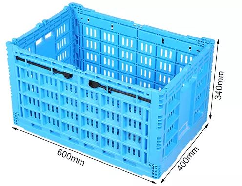 Thùng nhựa gập màu xanh dương giá rẻ 2