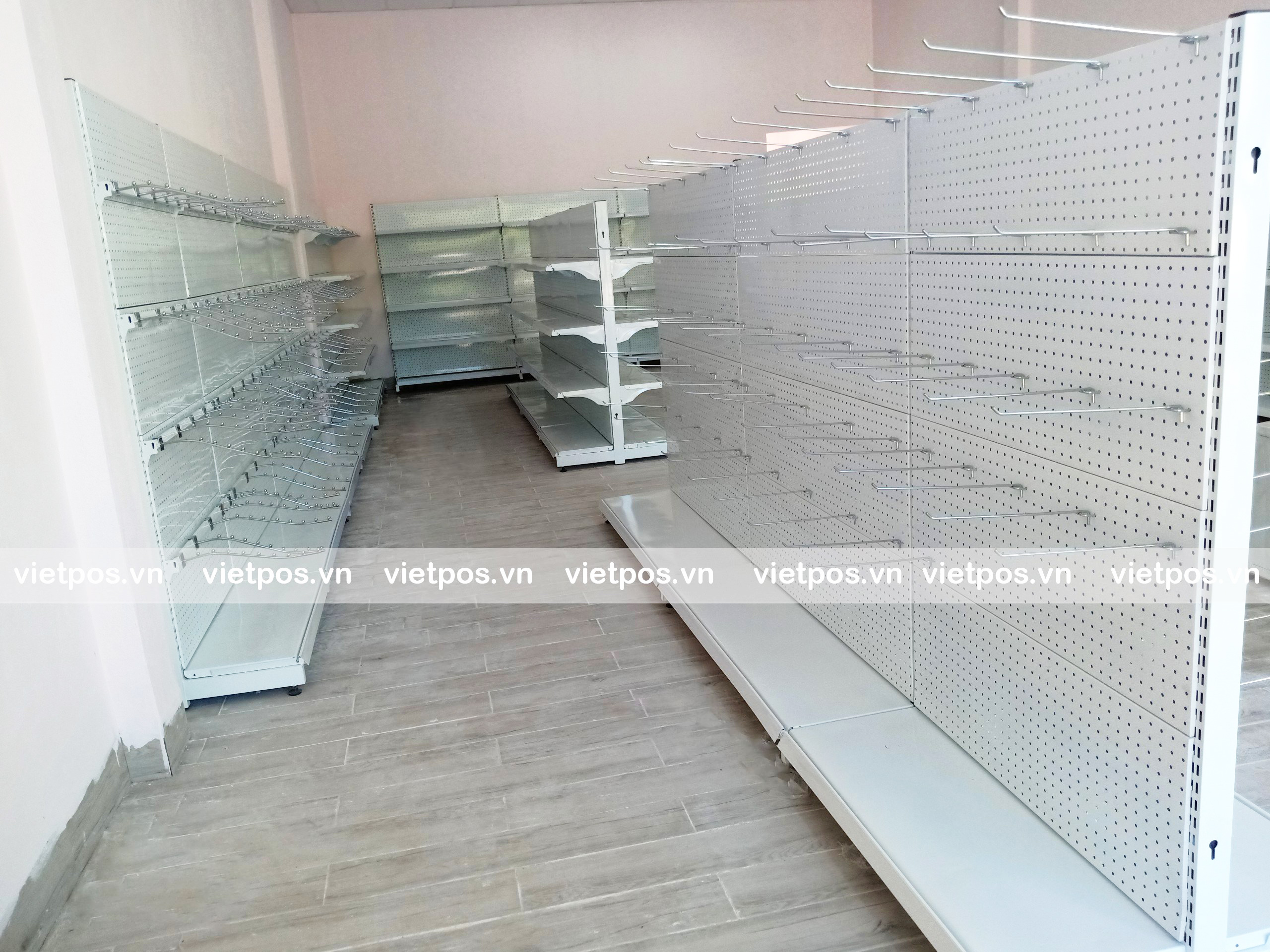 Kệ tôn lỗ màu trắng 2