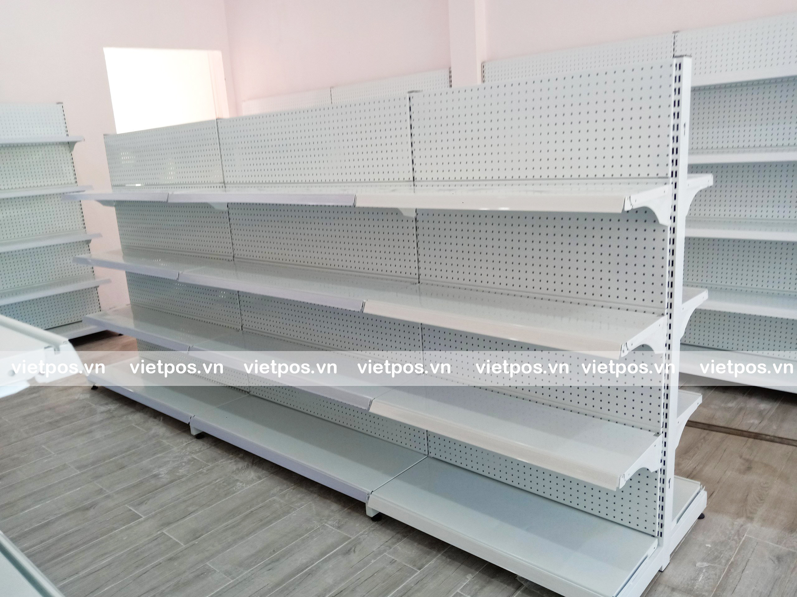 Kệ tôn lỗ màu trắng 3