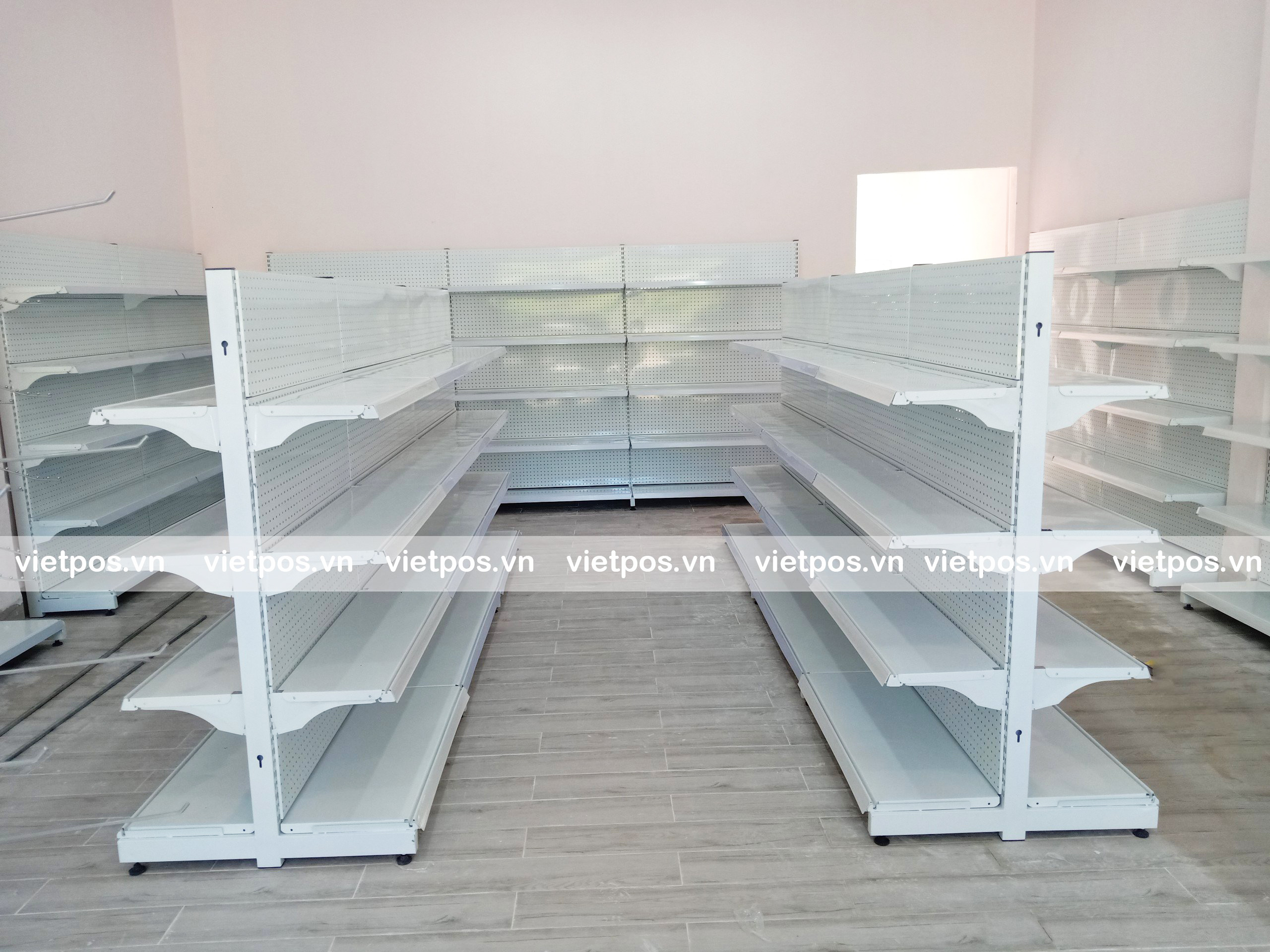 Kệ tôn lỗ màu trắng 4