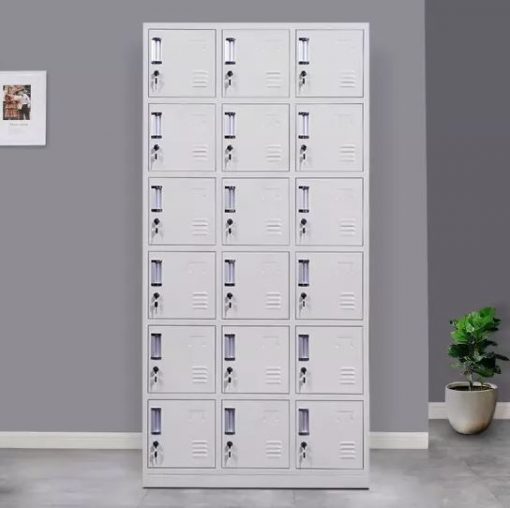 Tủ khóa Lockers 18 cửa kim loại đựng đồ cá nhân 2