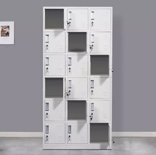 Tủ khóa Lockers 18 cửa kim loại đựng đồ cá nhân 3