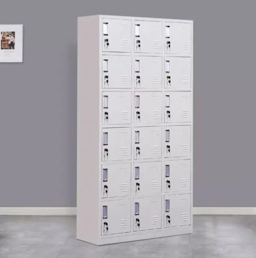 Tủ khóa Lockers 18 cửa kim loại đựng đồ cá nhân 4