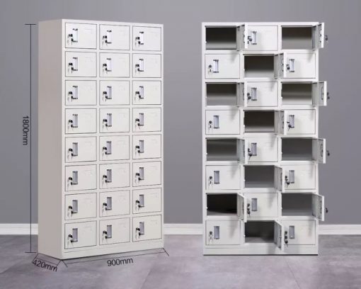 Tủ khóa Lockers 24 cửa kim loại đựng đồ cá nhân