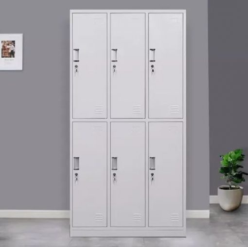 Tủ khóa Lockers 6 cửa kim loại 2