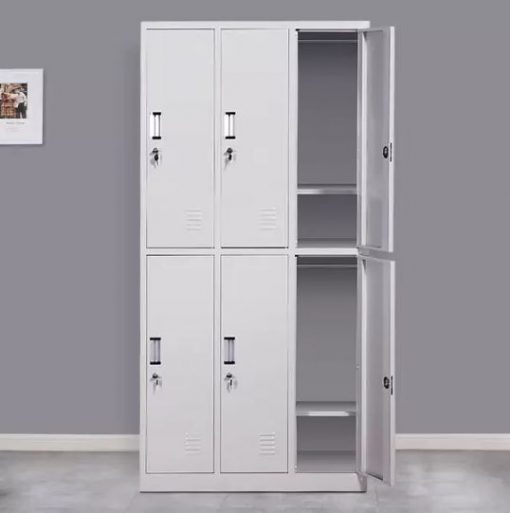 Tủ khóa Lockers 6 cửa kim loại 3
