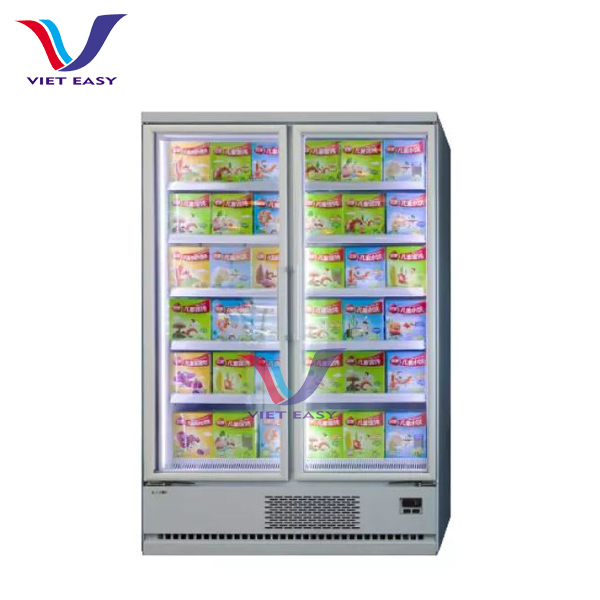 Tủ đông 2 cửa kính chất lượng cao