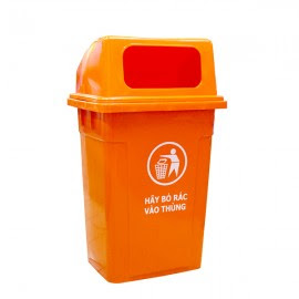 Thùng rác nhựa 90 lít nắp hở giá rẻ