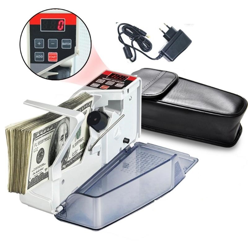 Máy đếm tiền cầm tay V40 mini 2