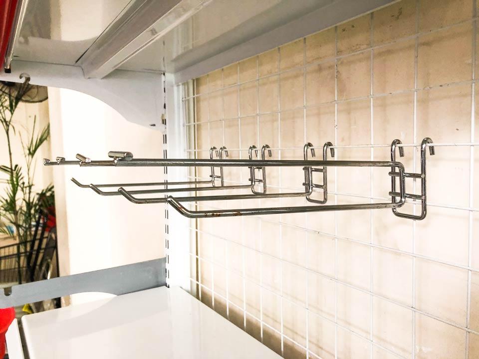 Móc đôi gắn lưới 15cm ( mạ xi kẽm ) có nẹp giá