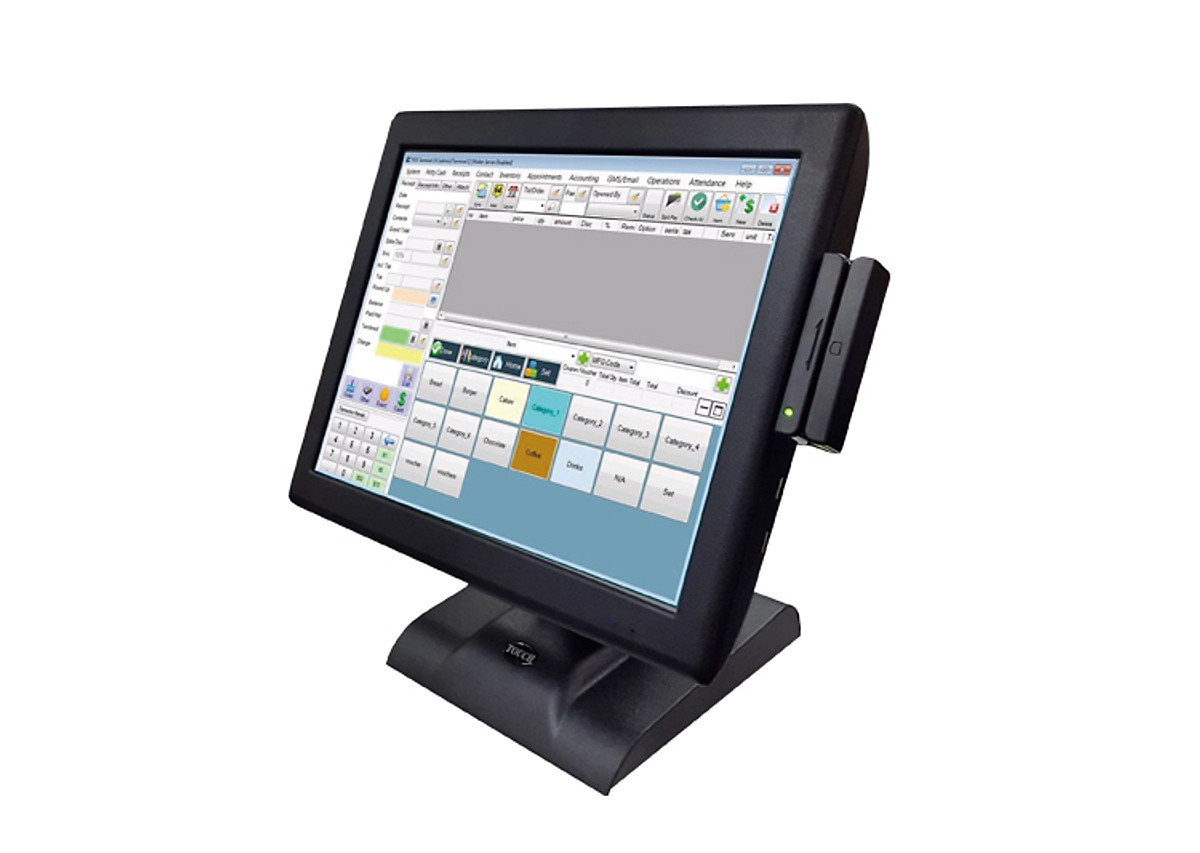 Máy tính tiền Easy Pos J1900C 644G