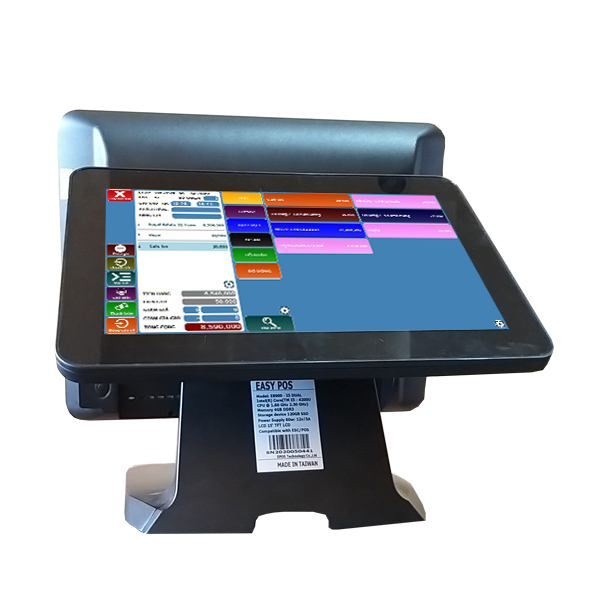Máy POS cảm ứng Easy E8100-J1900 Dual (2 màn hình) 2