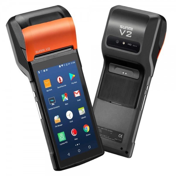 Máy POS bán hàng cầm tay Sunmi V2 3