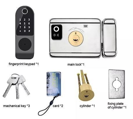 Khóa cửa cổng sắt 507 - Remote 6